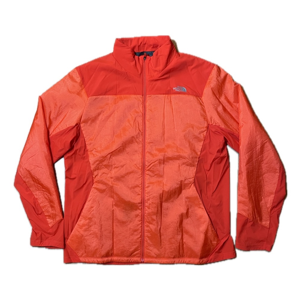 The North Face Men's Zip-Up Jacket - Size XL - Athletic Style - Orange